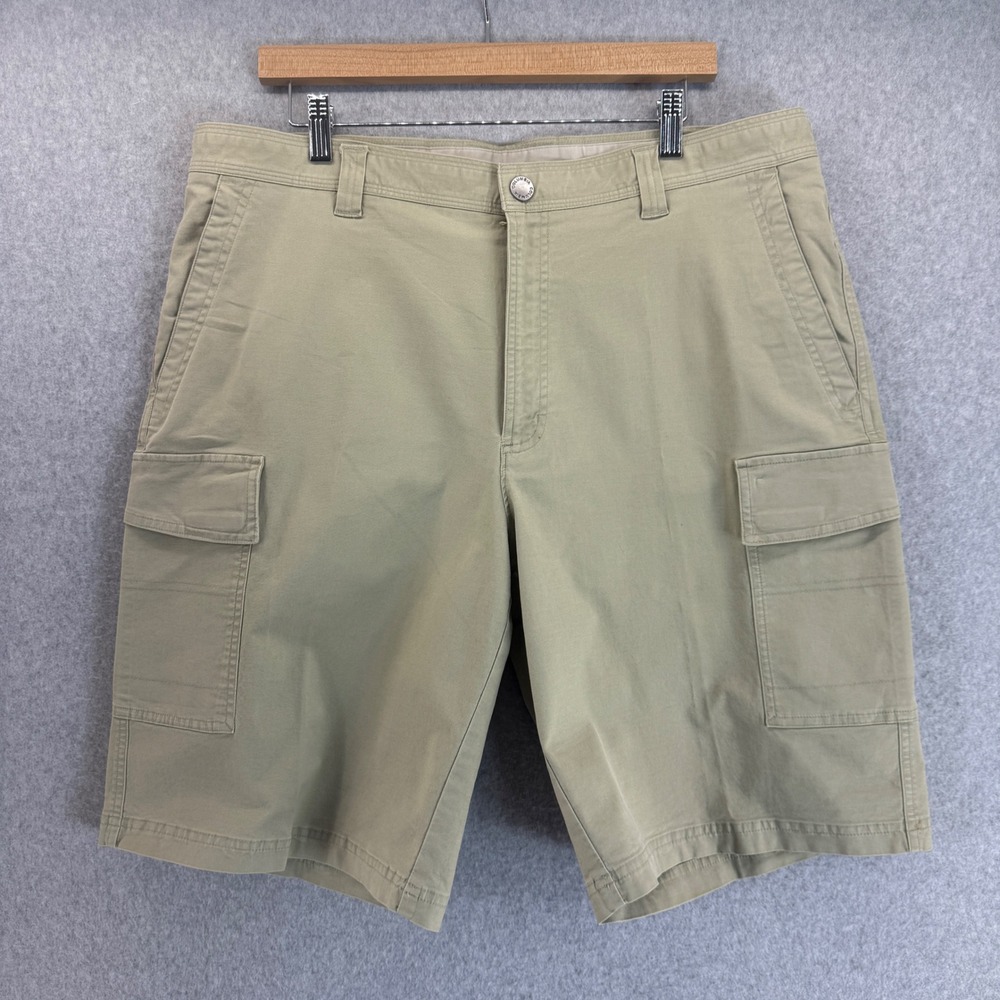 Columbia‎ Mens Size 38 x 11 Cargo Shorts Beige Khaki Outdoor Casual Utility Gorp